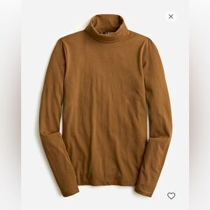 J Crew Women’s Tissue Turtleneck in Rich Coffee Size M, like-new